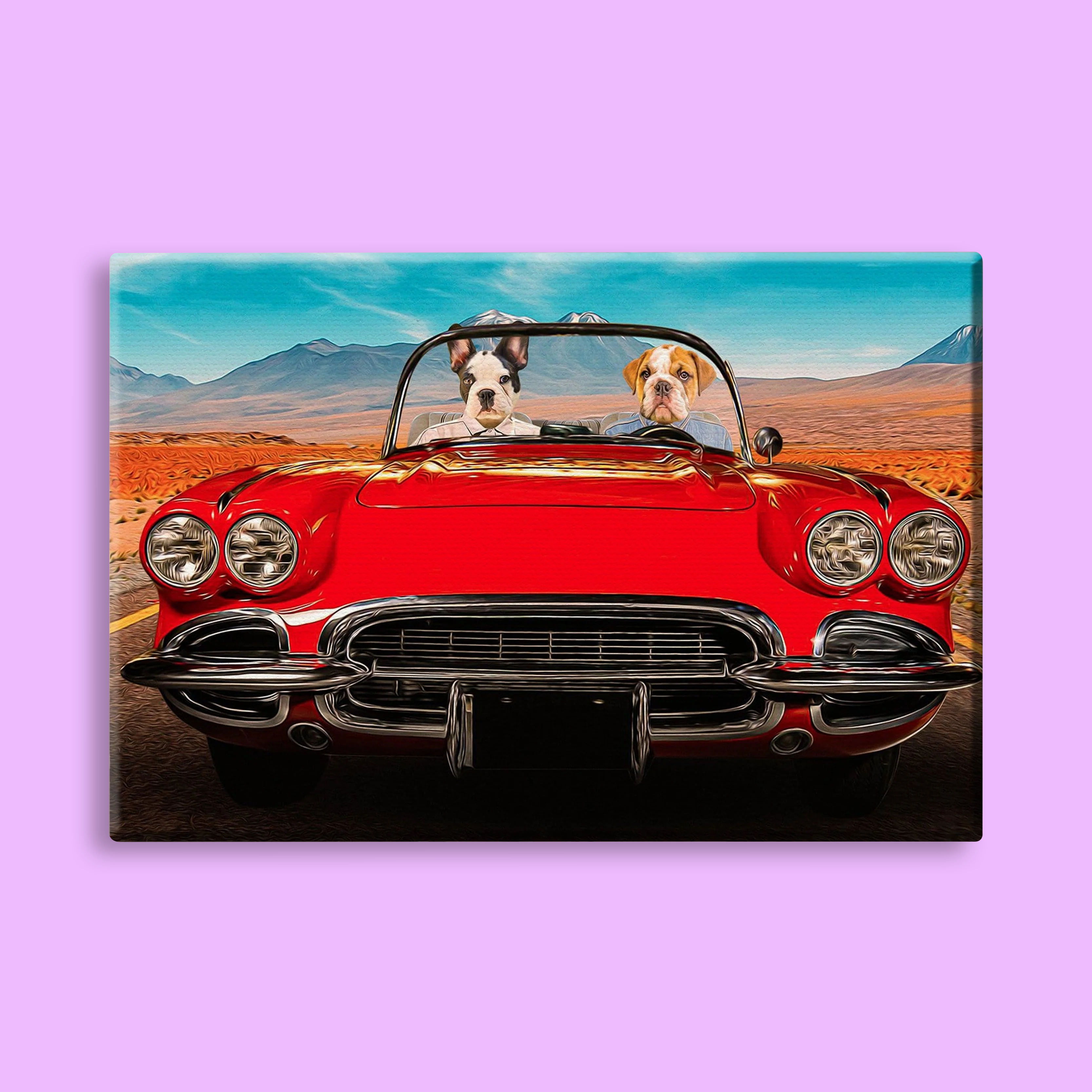 Road Trip Duo - Custom Pet Portrait